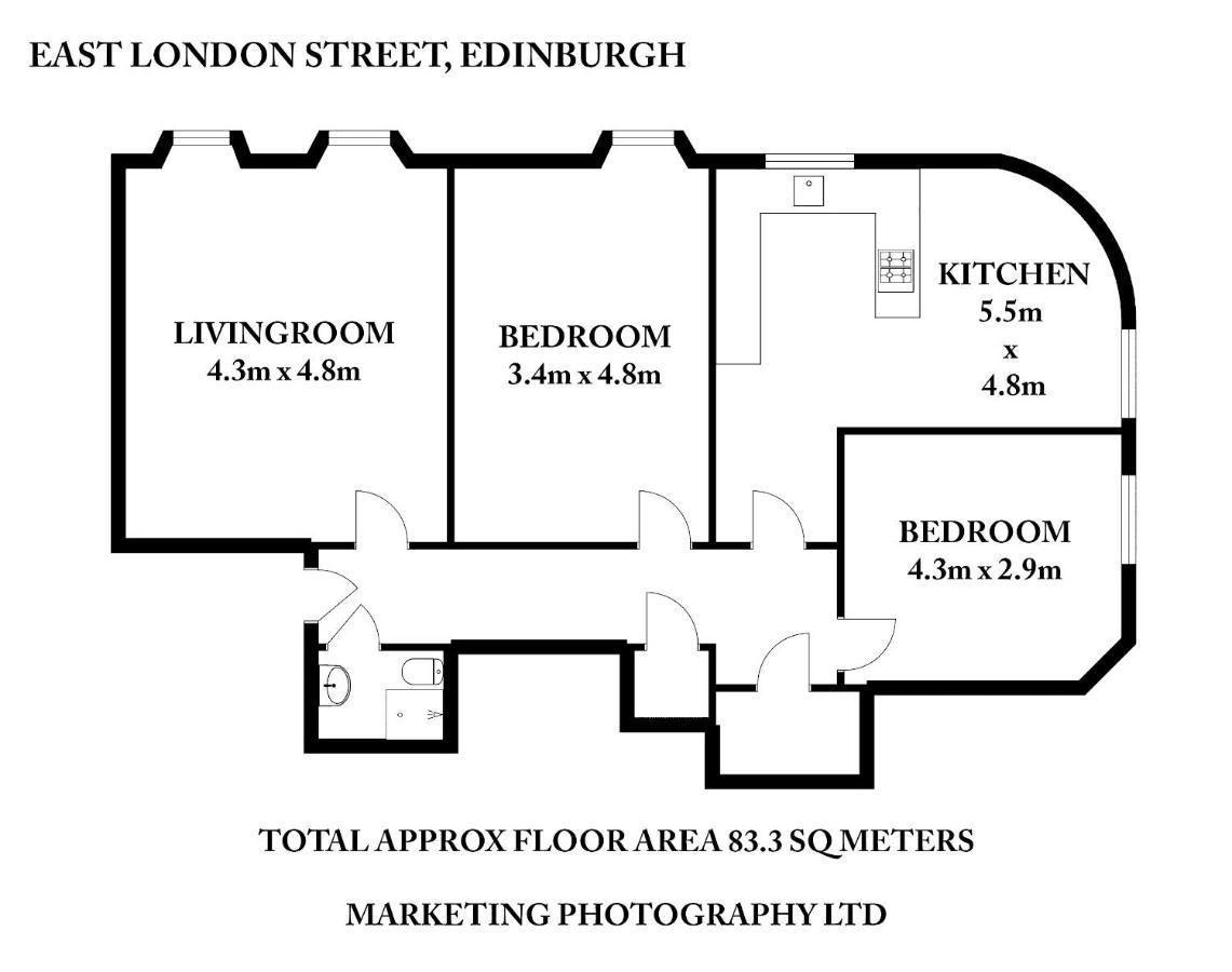 The East London Street Residence Edinburgh Buitenkant foto